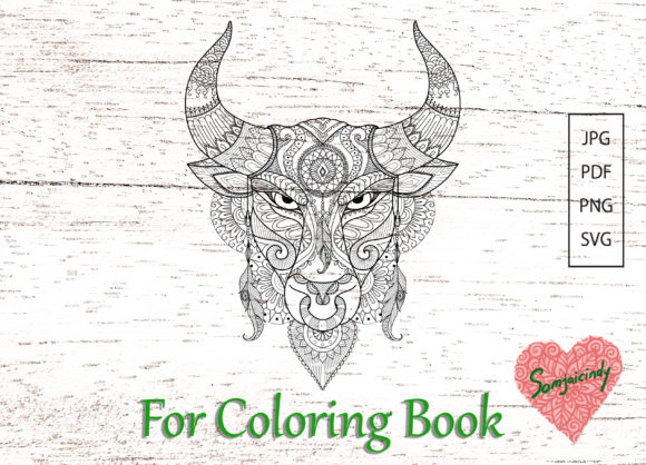 Abstract Angry Bull: A Bold Graphic for Crafting