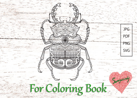 Abstract Bug for Adult Coloring: A Graphics Review