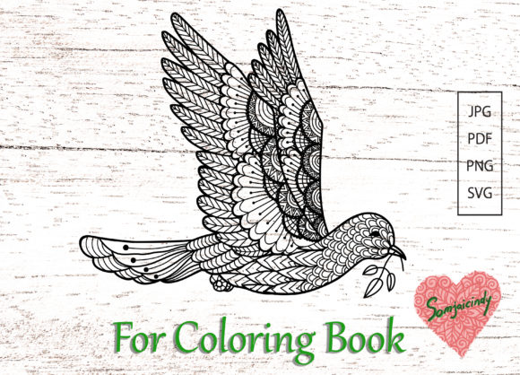 Abstract Dove: A Versatile Design for Embroidery