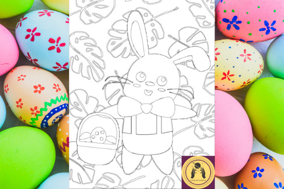 An Easter Coloring Page for Engaging Graphics