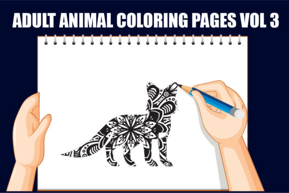 Exploring Mandala Animal - Coloring Book KDP Vol-3