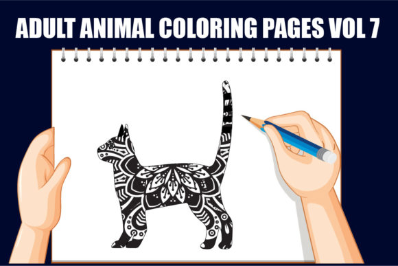 Exploring Mandala Animal - Coloring Book KDP Vol12 for Branding
