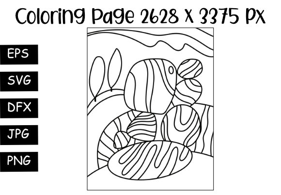 Mindfulness Stone Peace Coloring Book: A Graphics Asset for Creative Branding
