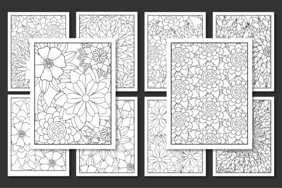 Review: 10 Pages of Coloring Pages KDP for Embroidery