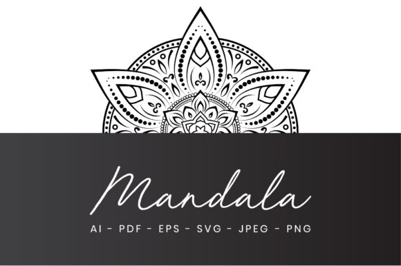 Review: Mandala Coloring Illustration for Adults - A Versatile Graphics Asset