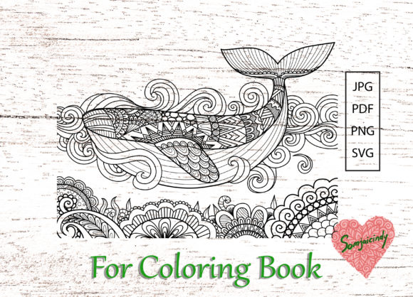 Whale Swimming Coloring Book: A Splash of Creativity for Local Brands